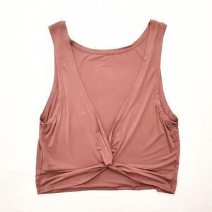 AE Offline Rustic Red Twisted Back Tank Size S